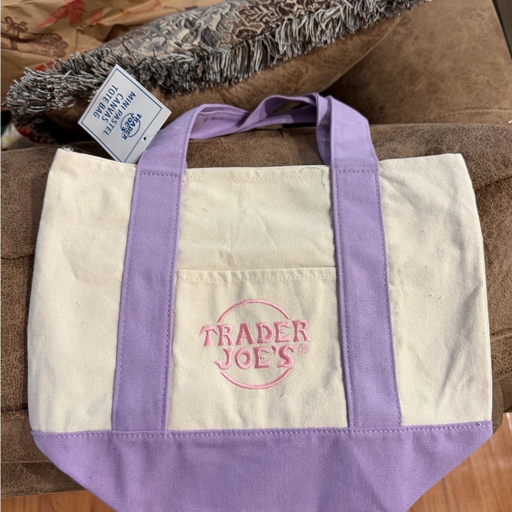 Trader Joe’s Pastel Purple Mini Tote